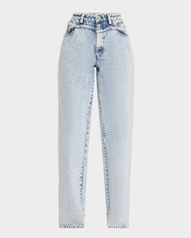 Denim Double Seam Pants